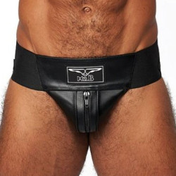 Mr B - Mister B Jockstrap en cuir Mister B Noir